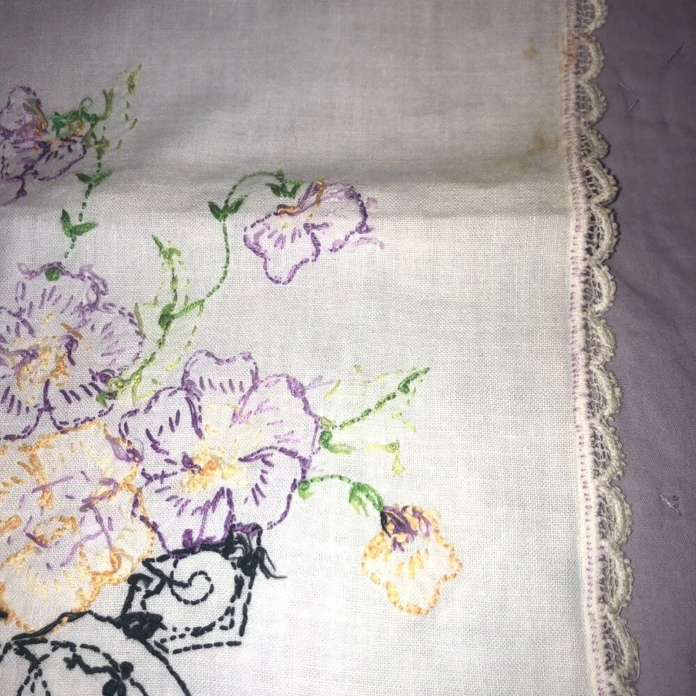 N/A vintage embroidered